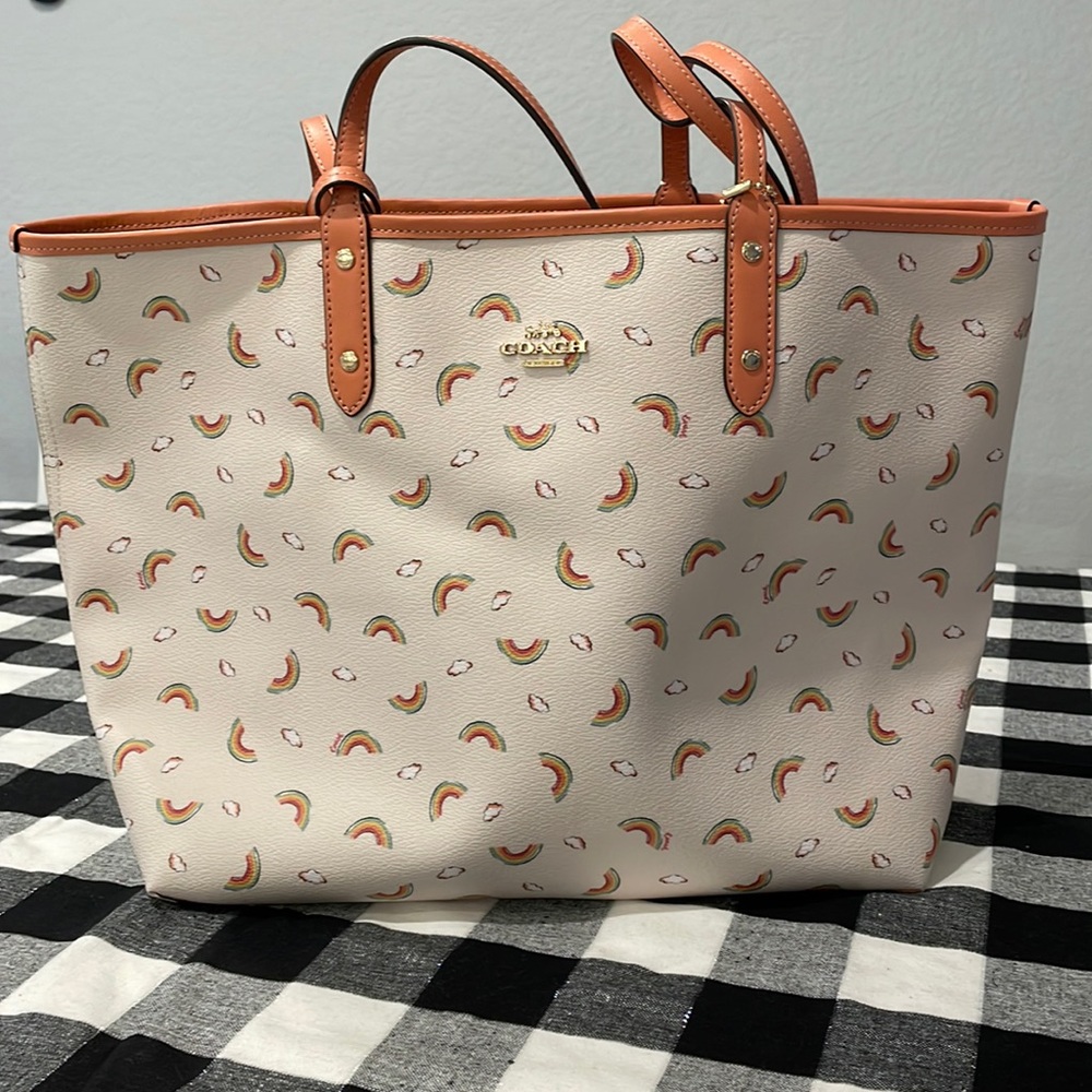 Large Reversible coach tote